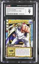 LIEUTENANT GENERAL OF NAVAL HEADQUARTERS - ONE PIECE CCG - PASSAGE TO THE GRAND LINE- CGC 9 One Piece Card Game