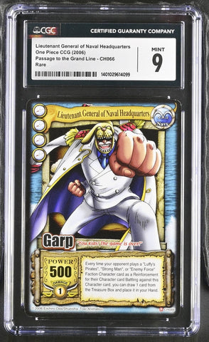 LIEUTENANT GENERAL OF NAVAL HEADQUARTERS - ONE PIECE CCG - PASSAGE TO THE GRAND LINE- CGC 9 One Piece Card Game