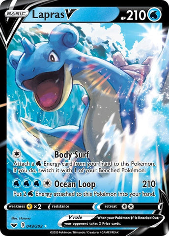 Image for Lapras V (049/202) (SWSH01: Sword & Shield Base Set) - Pokemon