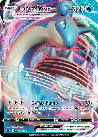 Image for Lapras VMAX (050/202) (SWSH01: Sword & Shield Base Set) - Pokemon