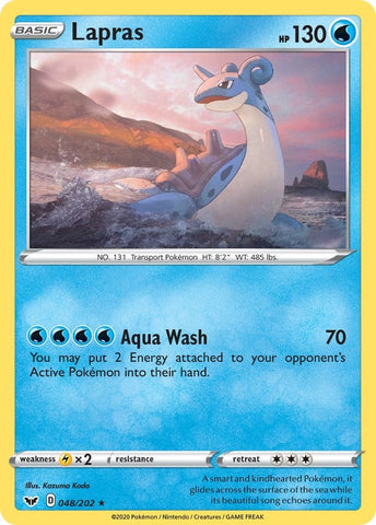 Image for Lapras (048/202) (SWSH01: Sword & Shield Base Set) - Pokemon