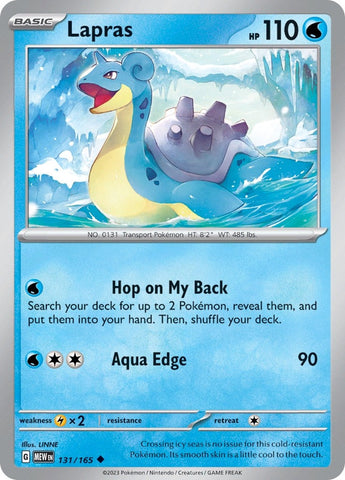Image for Lapras (131/165) (SV: Scarlet & Violet 151) - Pokemon