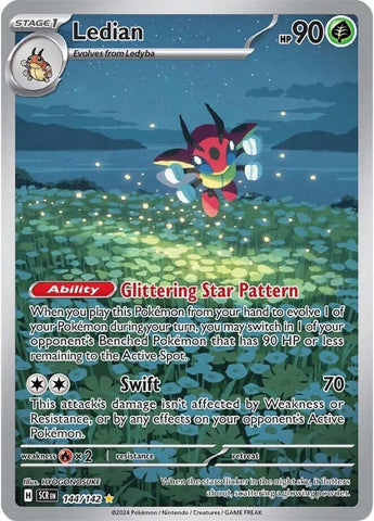 Image for Ledian (144/142) (SV07: Stellar Crown) - Pokemon