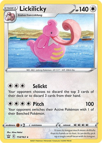 Image for Lickilicky (114/163) (SWSH05: Battle Styles) - Pokemon