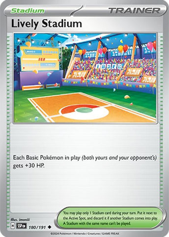 Image for Lively Stadium (180/191) (SV08: Surging Sparks) - Pokemon