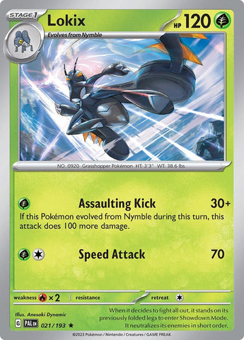 Image for Lokix (021/193) (SV02: Paldea Evolved) - Pokemon