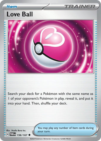 Image for Love Ball (156/167) (SV06: Twilight Masquerade) - Pokemon