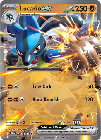Image for Lucario ex (082/142) (SV07: Stellar Crown) - Pokemon
