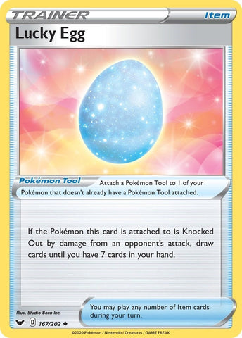 Image for Lucky Egg (167/202) (SWSH01: Sword & Shield Base Set) - Pokemon
