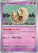 Image for Lunatone (092/197) (SV03: Obsidian Flames) - Pokemon