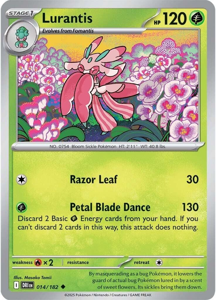 Image for Lurantis (014/182) (SV10: Destined Rivals) - Pokemon