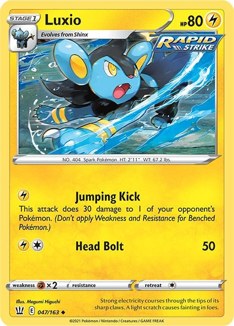 Image for Luxio (047/163) (SWSH05: Battle Styles) - Pokemon