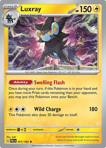 Image for Luxray (071/193) (SV02: Paldea Evolved) - Pokemon