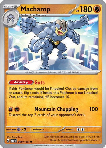 Image for Machamp (068/165) (SV: Scarlet & Violet 151) - Pokemon
