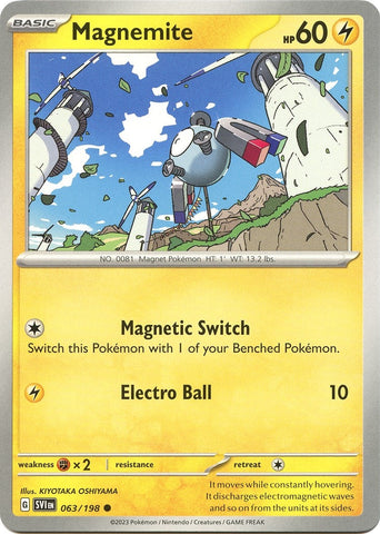 Image for Magnemite (063/198) (SV01: Scarlet & Violet Base Set) - Pokemon