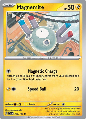 Image for Magnemite (065/193) (SV02: Paldea Evolved) - Pokemon