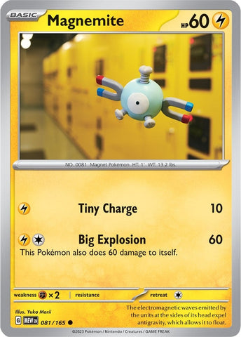 Image for Magnemite (081/165) (SV: Scarlet & Violet 151) - Pokemon