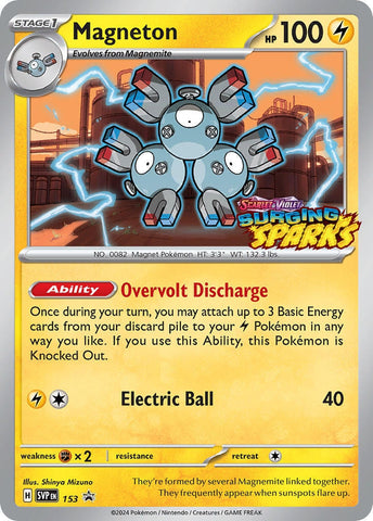 Image for Magneton - 153 (153) (SV: Scarlet & Violet Promo Cards) - Pokemon