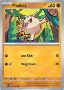 Image for Mankey (106/193) (SV02: Paldea Evolved) - Pokemon
