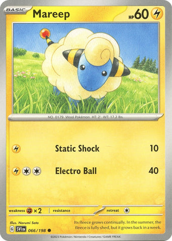 Image for Mareep (066/198) (SV01: Scarlet & Violet Base Set) - Pokemon