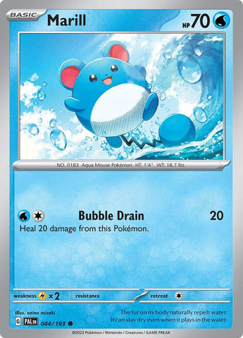 Image for Marill (044/193) (SV02: Paldea Evolved) - Pokemon