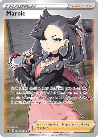 Image for Marnie (Full Art) (200/202) (SWSH01: Sword & Shield Base Set) - Pokemon