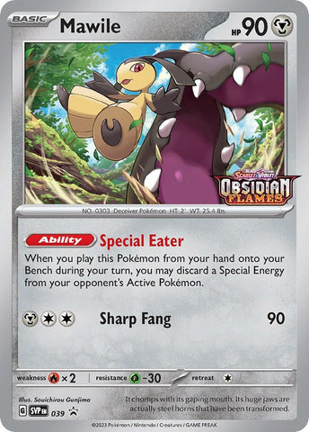 Image for Mawile - 039 (Prerelease) (039) (SV: Scarlet & Violet Promo Cards) - Pokemon