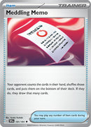 Image for Meddling Memo (181/191) (SV08: Surging Sparks) - Pokemon