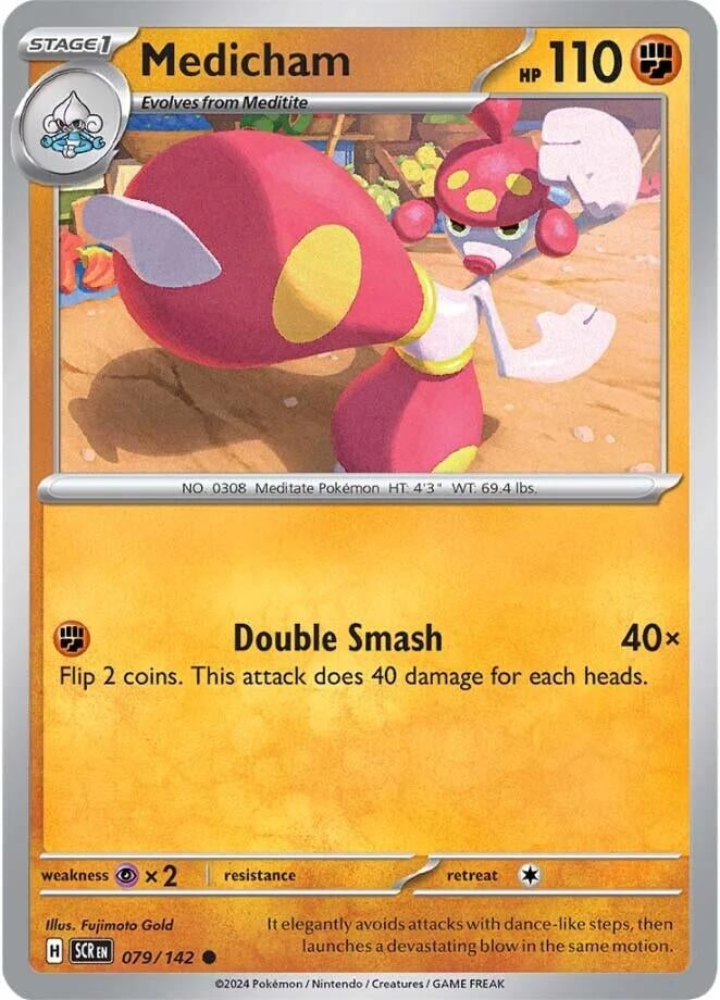 Image for Medicham (079/142) (SV07: Stellar Crown) - Pokemon
