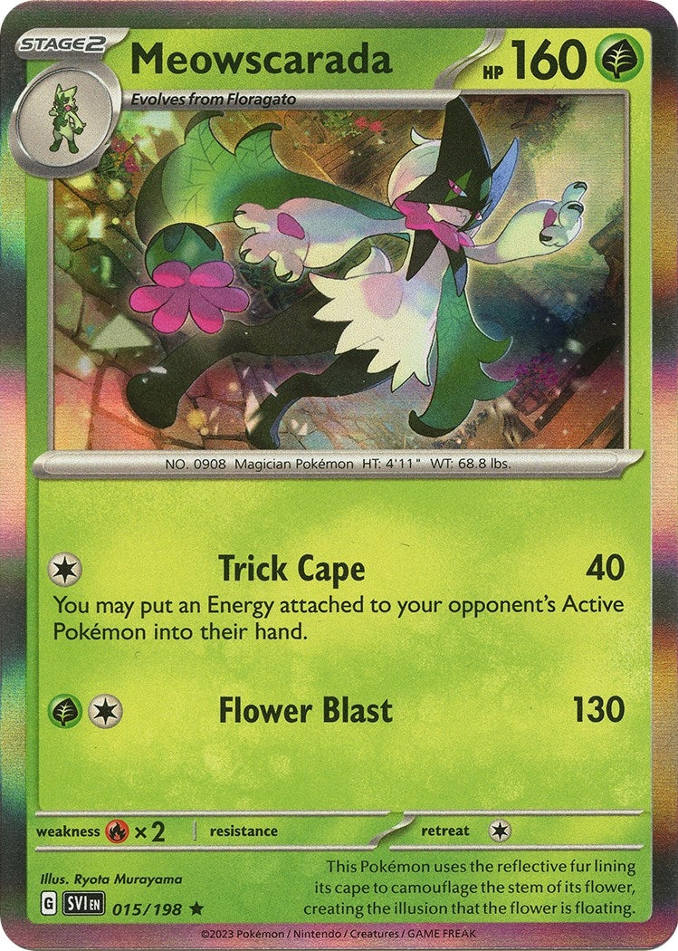 Image for Meowscarada (015/198) (SV01: Scarlet & Violet Base Set) - Pokemon