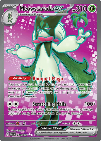 Image for Meowscarada ex (231/193) (SV02: Paldea Evolved) - Pokemon