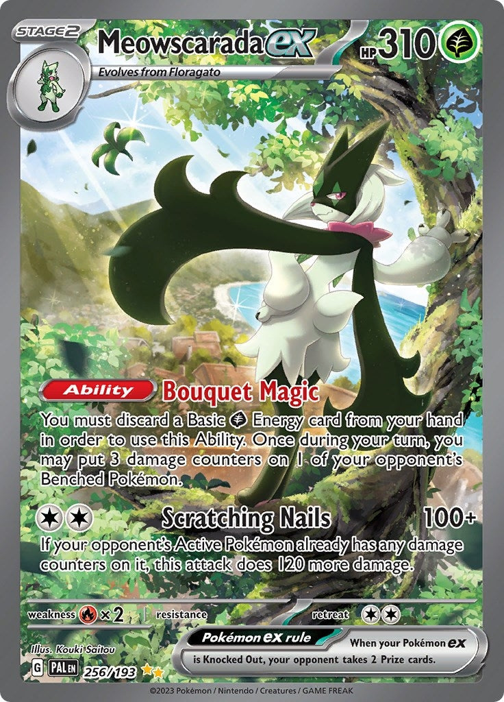 Image for Meowscarada ex (256/193) (SV02: Paldea Evolved) - Pokemon