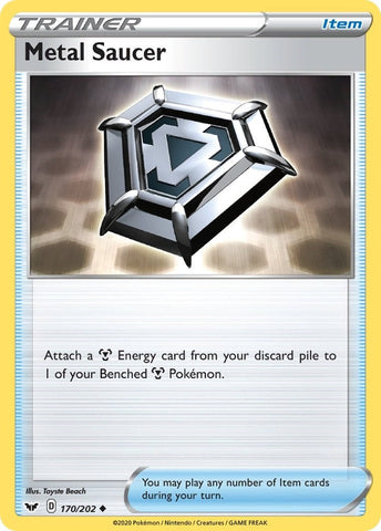 Image for Metal Saucer (170/202) (SWSH01: Sword & Shield Base Set) - Pokemon