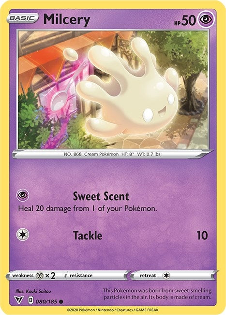 Image for Milcery (080/185) (SWSH04: Vivid Voltage) - Pokemon