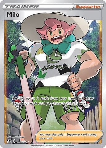 Image for Milo (Full Art) (190/192) (SWSH02: Rebel Clash) - Pokemon