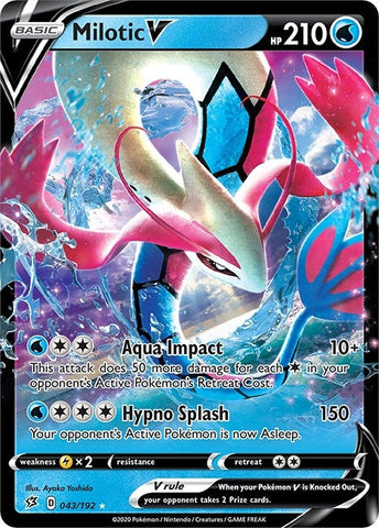 Image for Milotic V (043/192) (SWSH02: Rebel Clash) - Pokemon