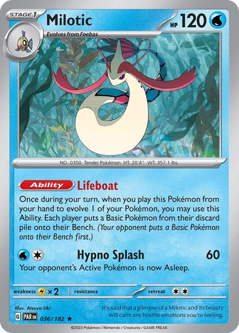 Image for Milotic (036/182) (SV04: Paradox Rift) - Pokemon
