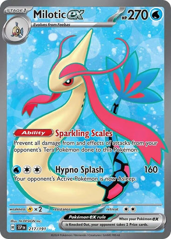 Image for Milotic ex (217/191) (SV08: Surging Sparks) - Pokemon