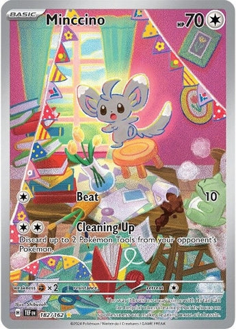 Image for Minccino (182/162) (SV05: Temporal Forces) - Pokemon