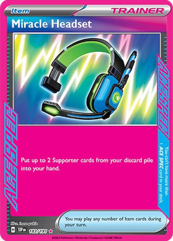 Image for Miracle Headset (183/191) (SV08: Surging Sparks) - Pokemon