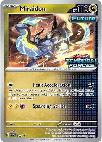 Image for Miraidon - 092 (Prerelease) (092) (SV: Scarlet & Violet Promo Cards) - Pokemon