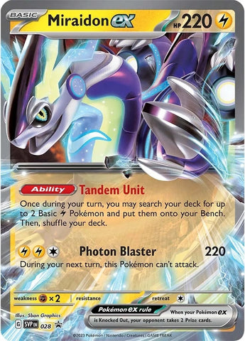 Image for Miraidon ex - 028 (028) (SV: Scarlet & Violet Promo Cards) - Pokemon