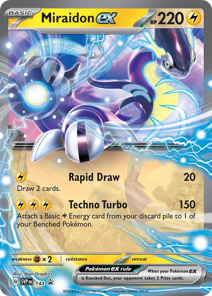 Image for Miraidon ex - 143 (143) (SV: Scarlet & Violet Promo Cards) - Pokemon