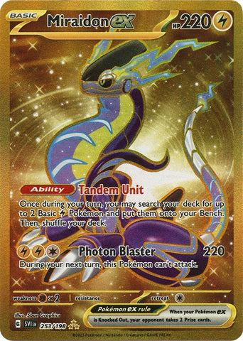 Image for Miraidon ex (253/198) (SV01: Scarlet & Violet Base Set) - Pokemon