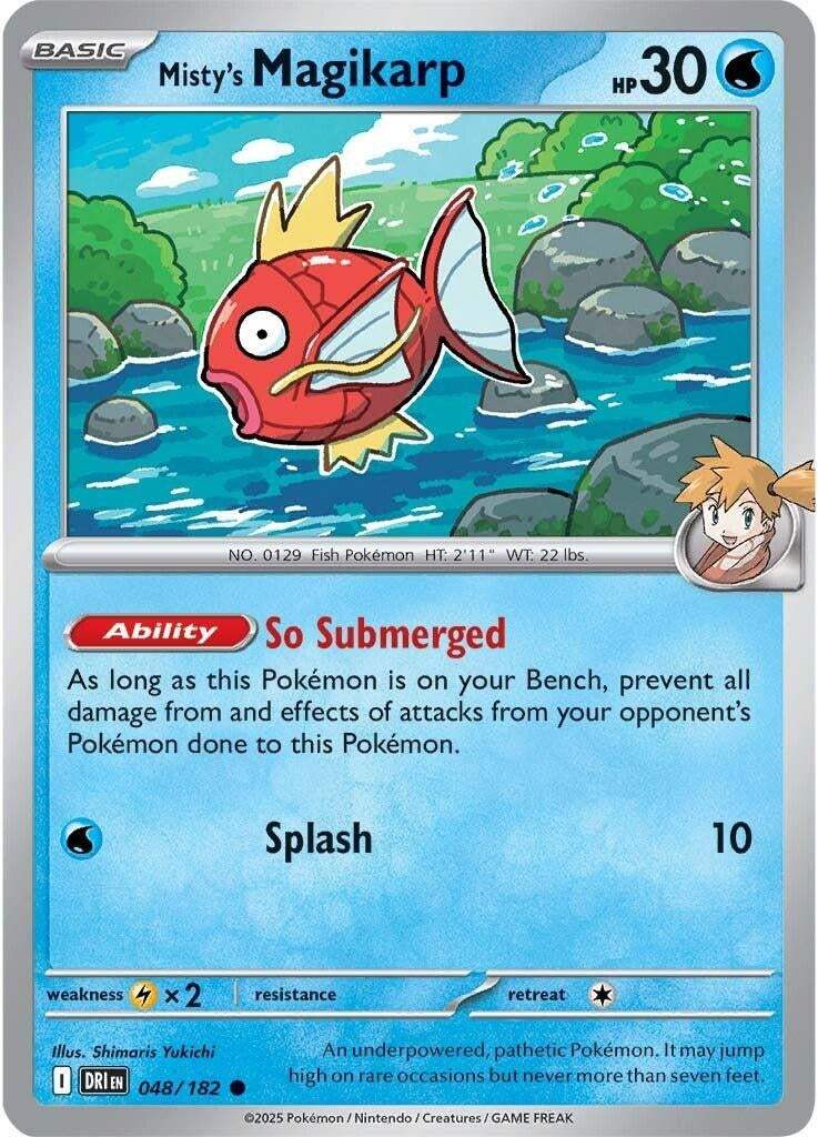 Image for Misty's Magikarp (048/182) (SV10: Destined Rivals) - Pokemon