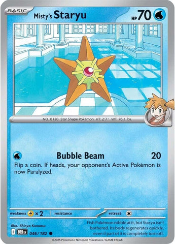 Image for Misty's Staryu (046/180) (SV10: Destined Rivals) - Pokemon