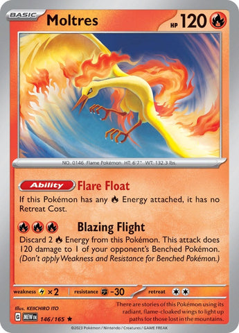 Image for Moltres (146/165) (SV: Scarlet & Violet 151) - Pokemon