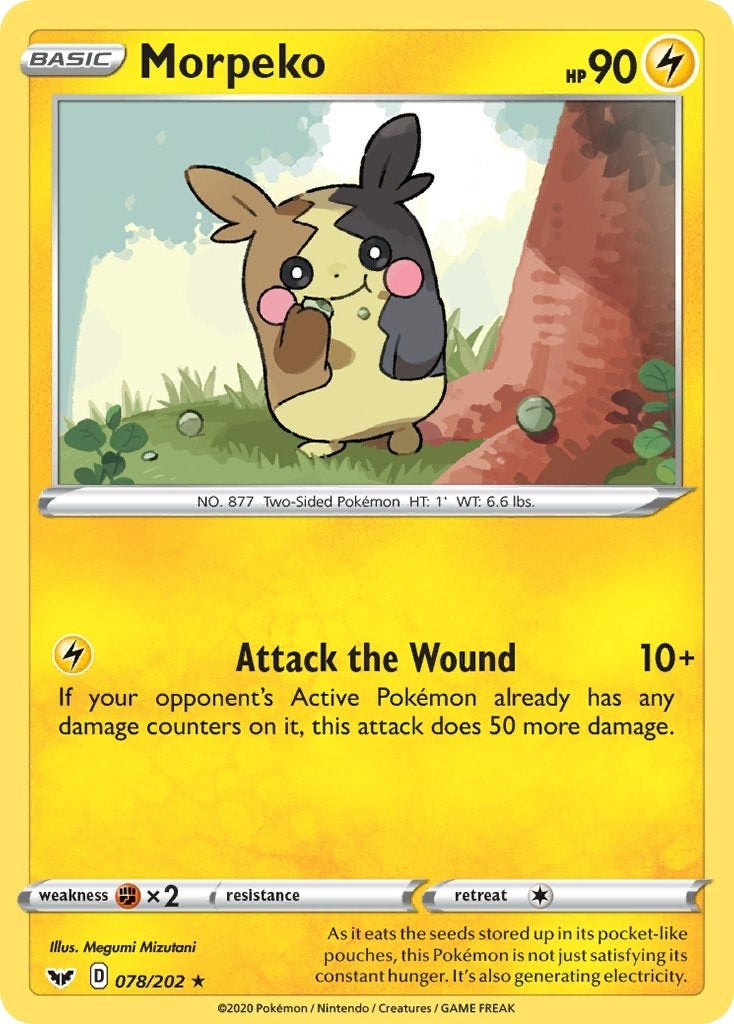 Image for Morpeko (078/202) (SWSH01: Sword & Shield Base Set) - Pokemon