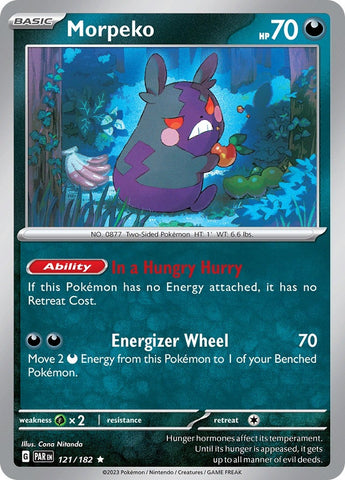 Image for Morpeko (121/182) (SV04: Paradox Rift) - Pokemon