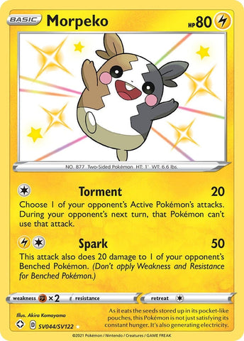 Image for Morpeko (SV044/SV122) (Shining Fates: Shiny Vault) - Pokemon